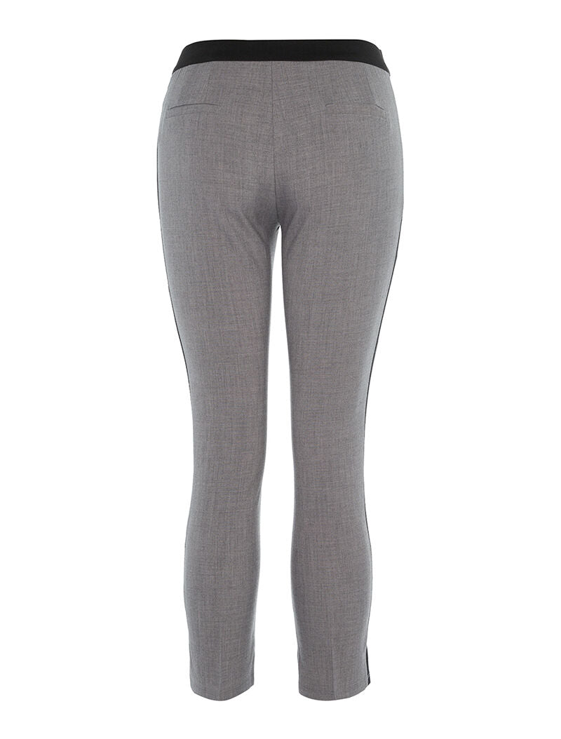 Pantalon à lignes sport - gris - 2