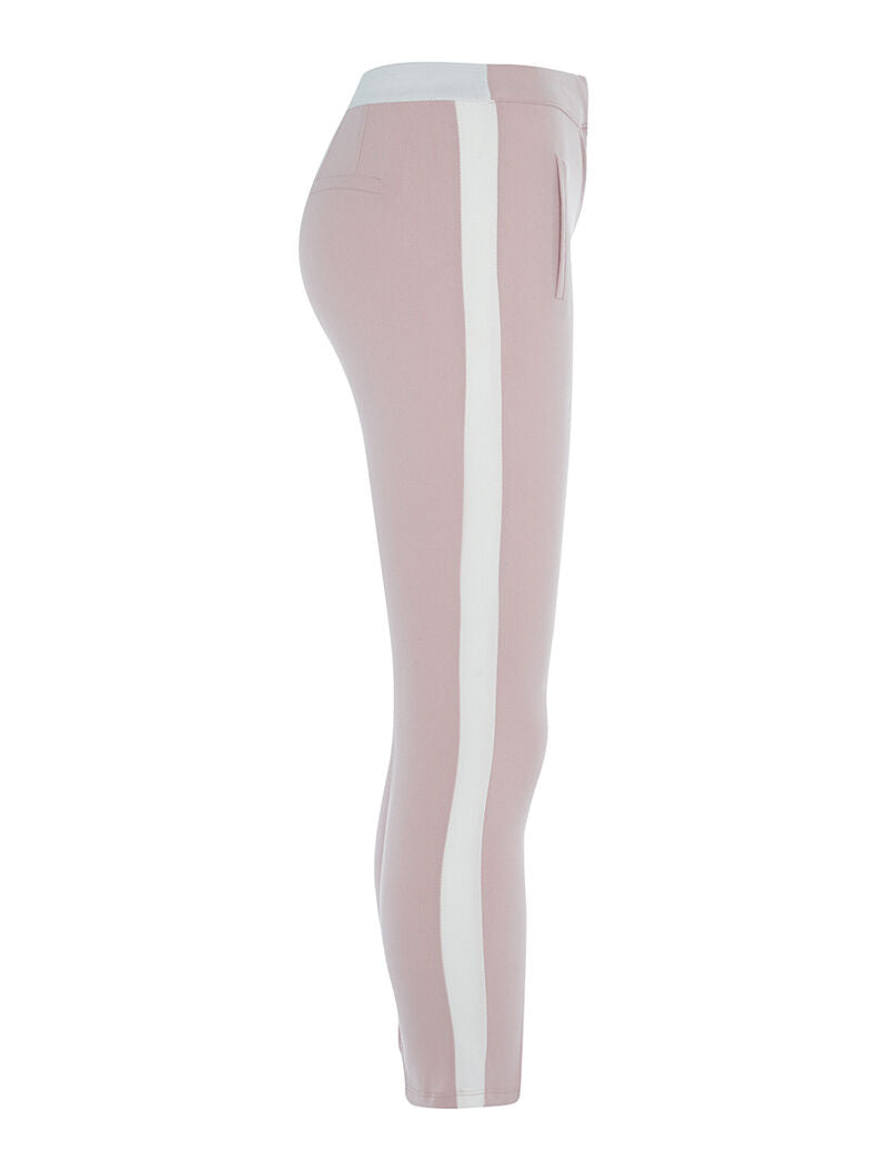 Pantalon à lignes sport - rose - 3