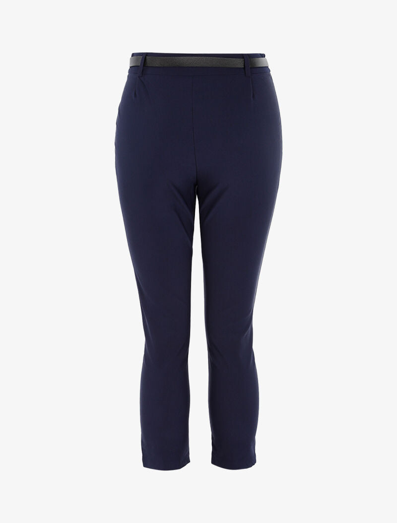 Pantalon 7/8 uni - marine
