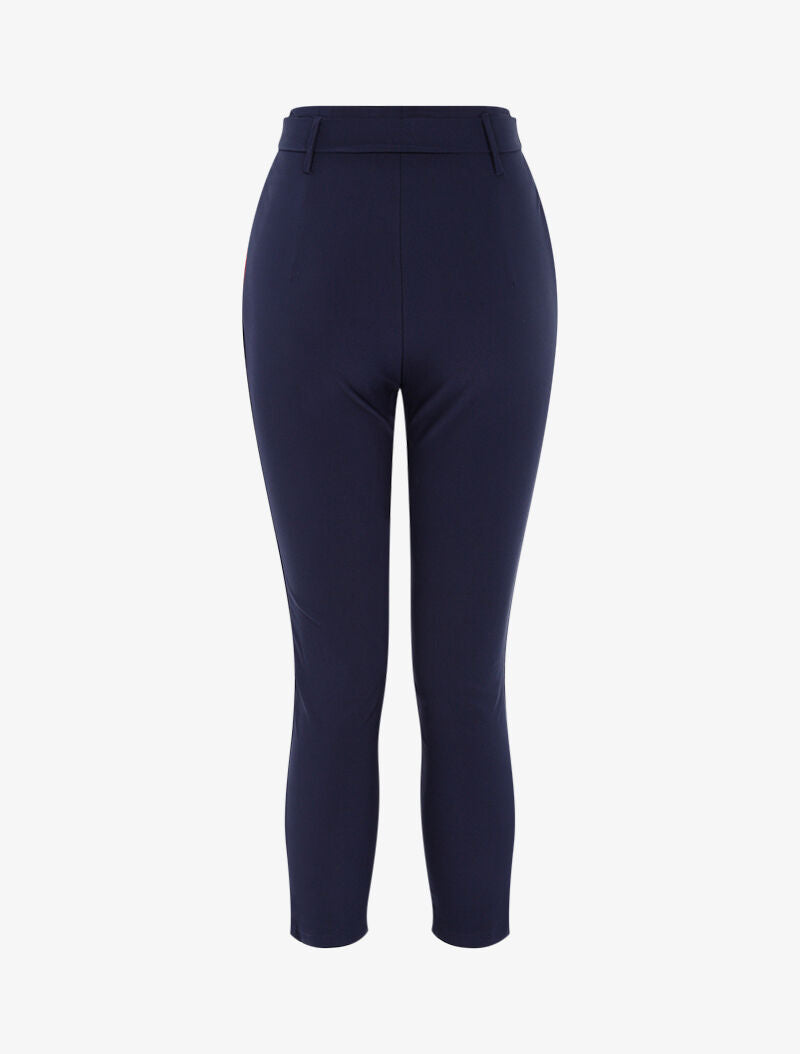 Effen 7/8 broek - marineblauw