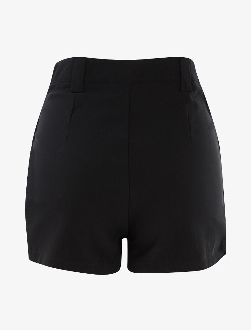 Mini short à poches stylisées - noir - 2