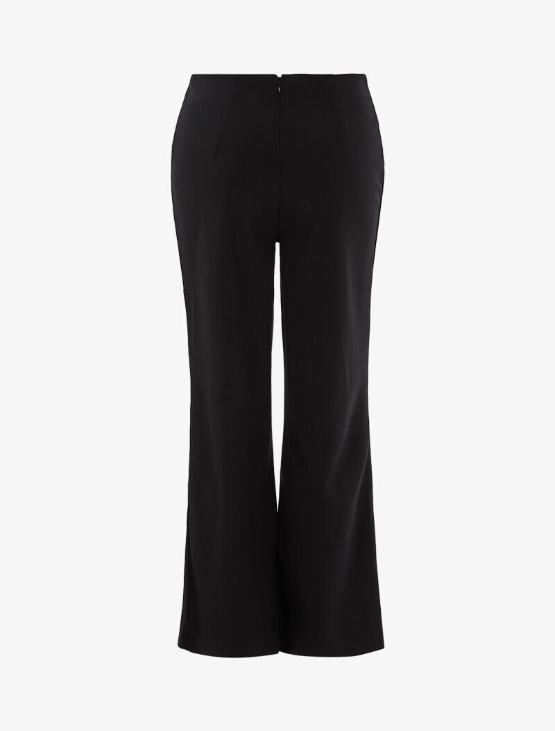 Pantalon fluide à boutons décoratifs - noir - 2