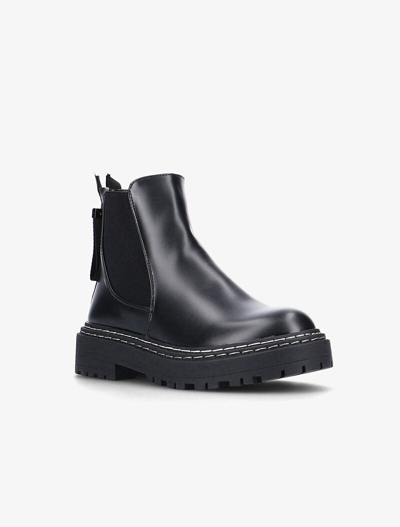 Chelsea boots à large semelle - noir - 2