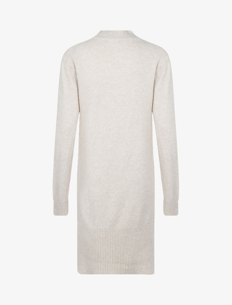 Robe pull à bandes entrelacées - beige - 2