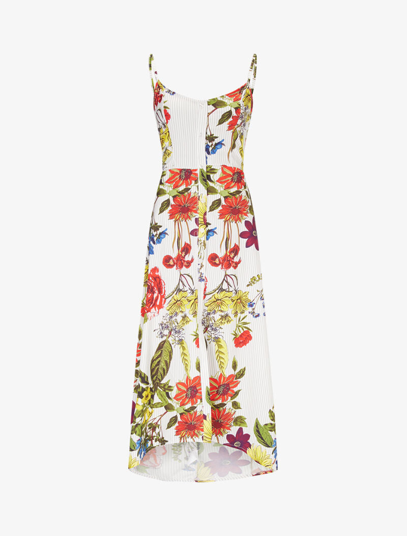 Robe chasuble asymétrique - ecru - 2