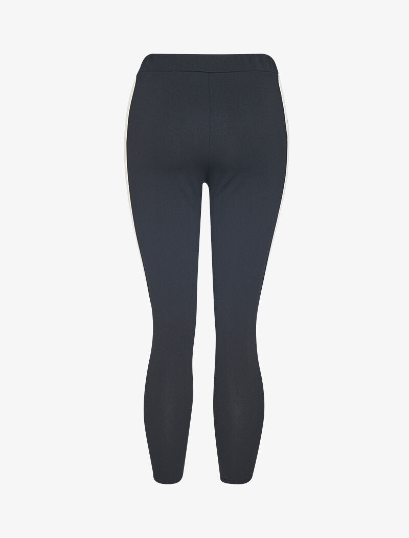Pantalon 7/8 à bandes irisées - noir/or