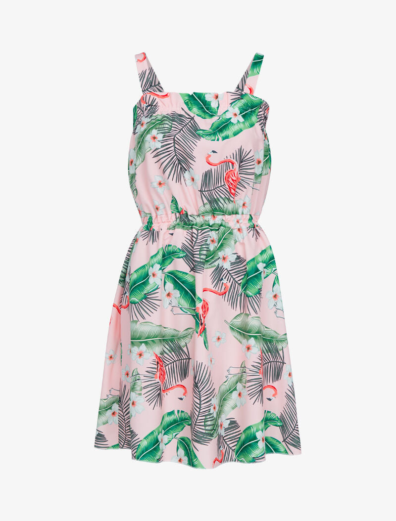 Robe patineuse à imprimés - rose - 3
