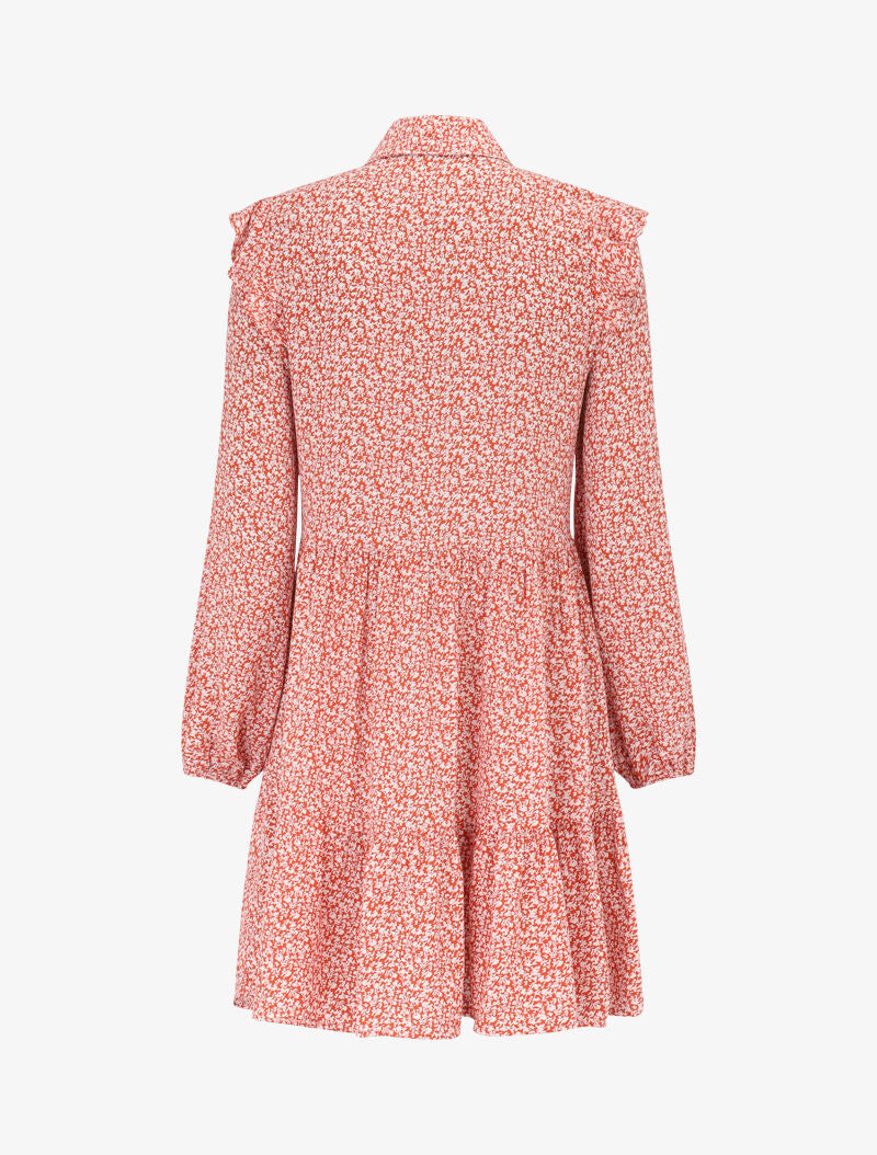 Tunique style chemise à imprimé baroque - orange - 2