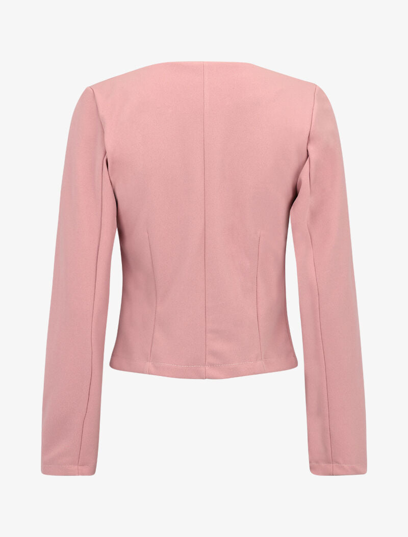 Veste courte coupe ajustée - rose - 2