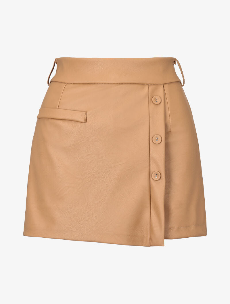 Short en simili trompe l&