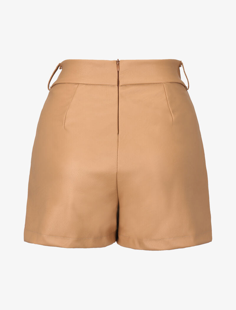 Short en simili trompe l&
