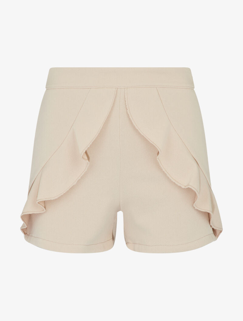 Short à avant volanté - beige - 3