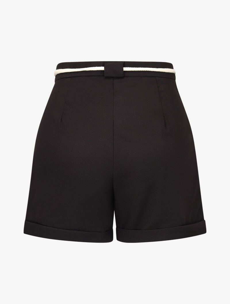 Short à grandes poches plaquées - noir - 2