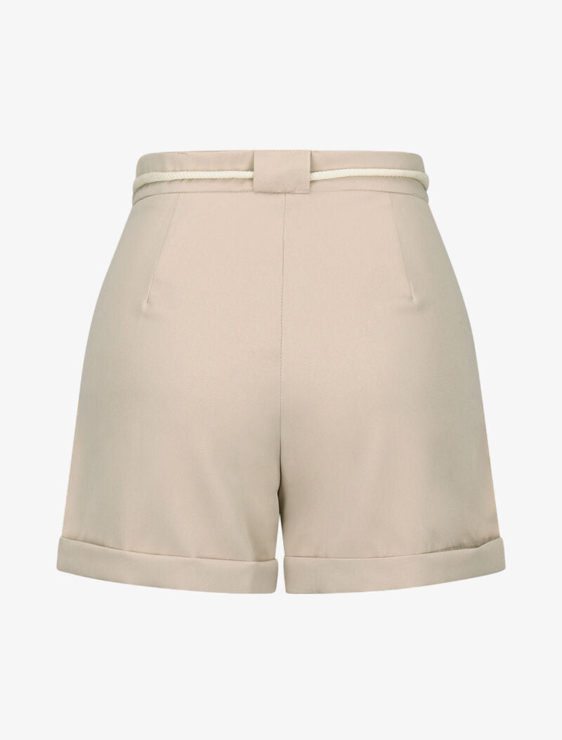 Short à grandes poches plaquées - beige - 2