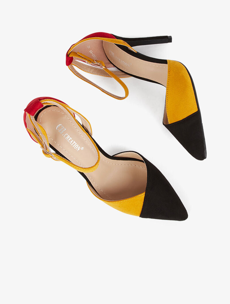 Sandales color block - noir - 4