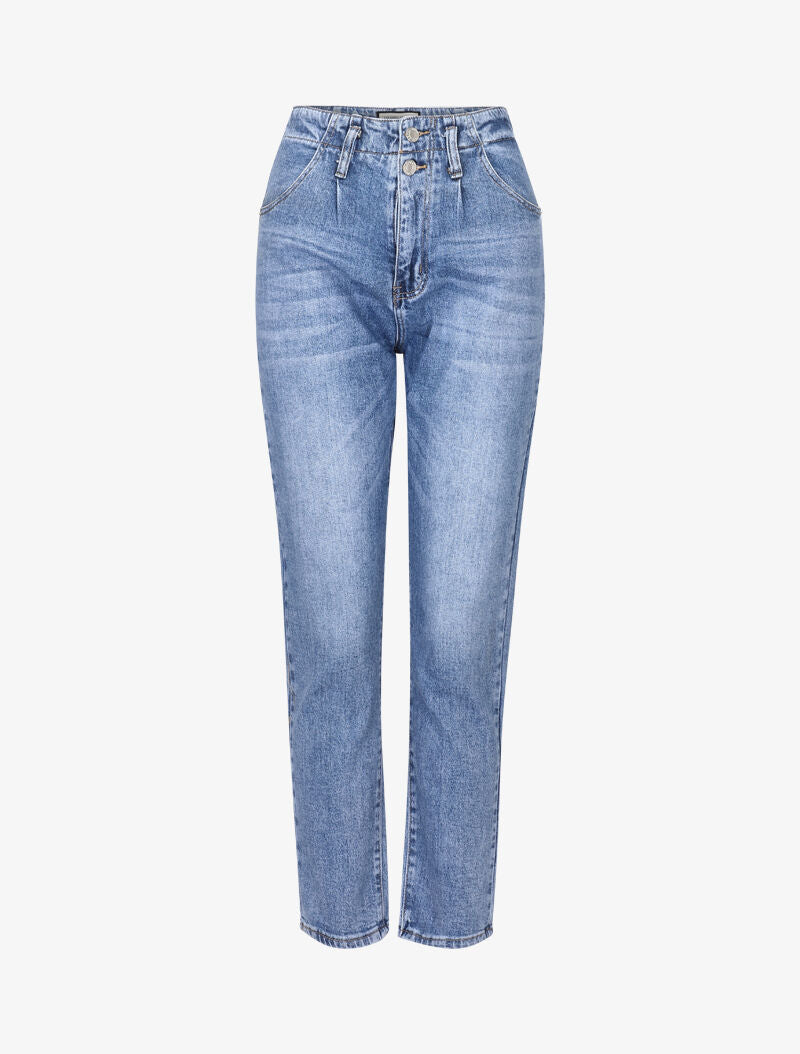 Jean daddy pants délavé - bleu denim - 3