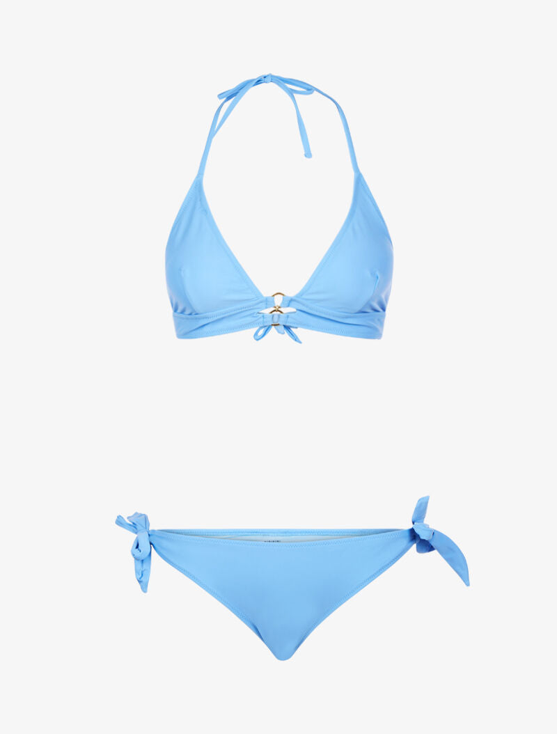 Bikini à détails métalliques - bleu ciel - 3