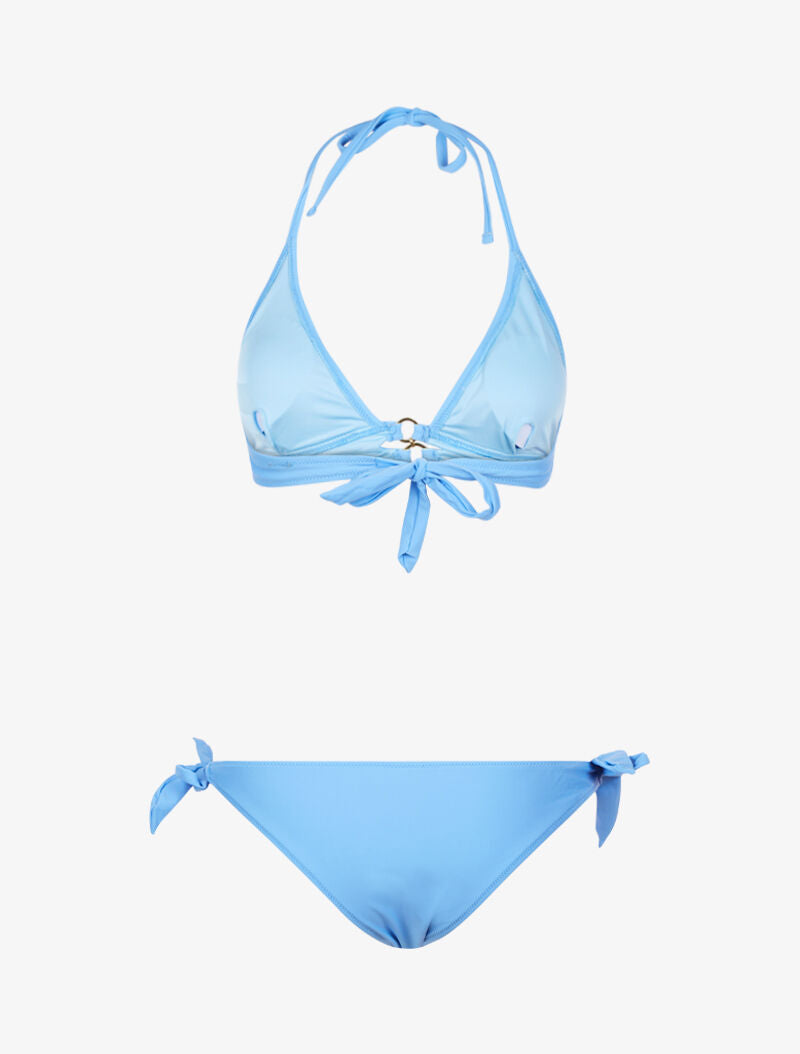 Bikini à détails métalliques - bleu ciel - 2