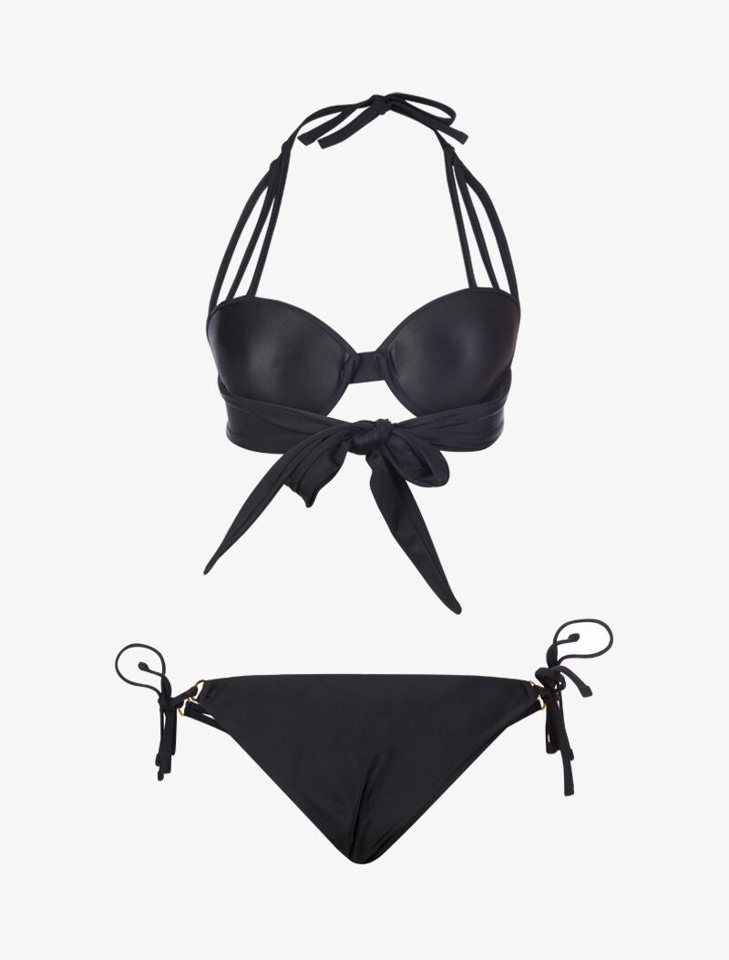 Bikini emboitant arrondi - noir - 4