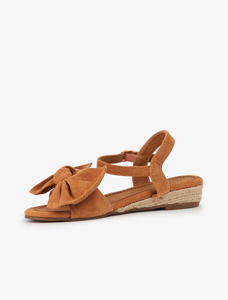 Nu-pieds à large flots - camel - 4