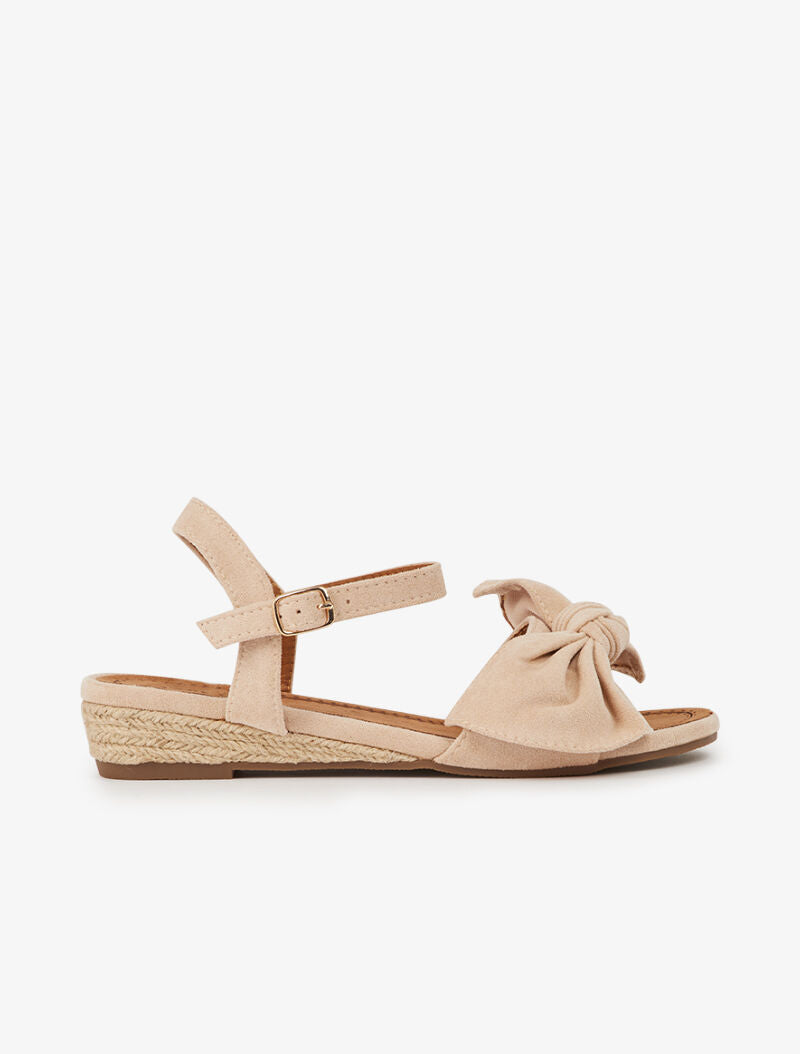 Nu-pieds à large flots - beige - 2
