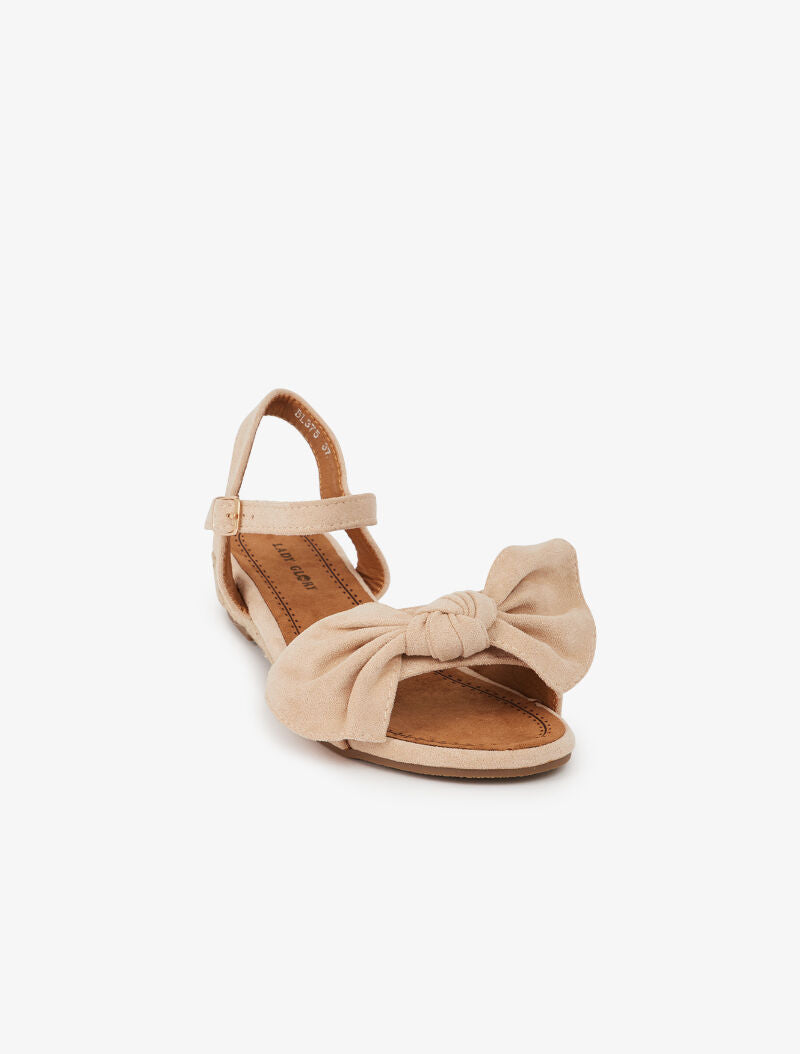Nu-pieds à large flots - beige - 3