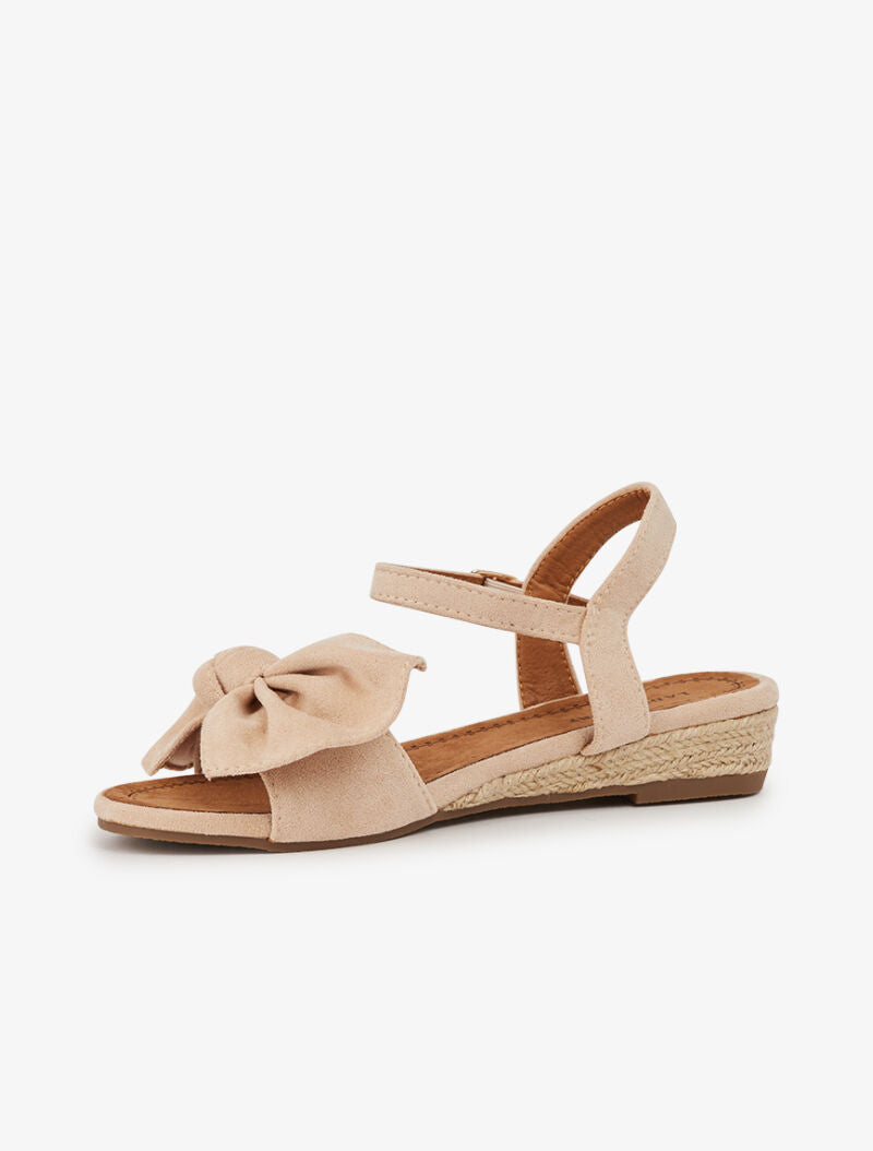 Nu-pieds à large flots - beige - 4