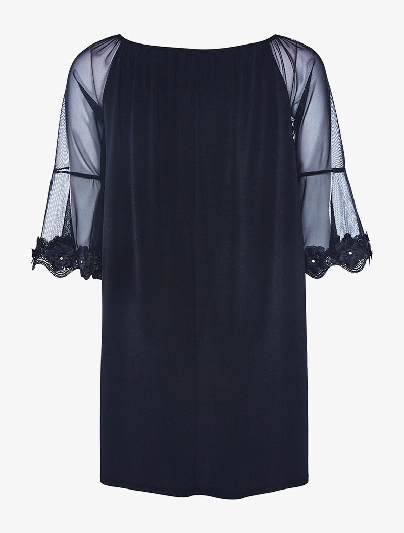 Robe légère manches à - noir - 5