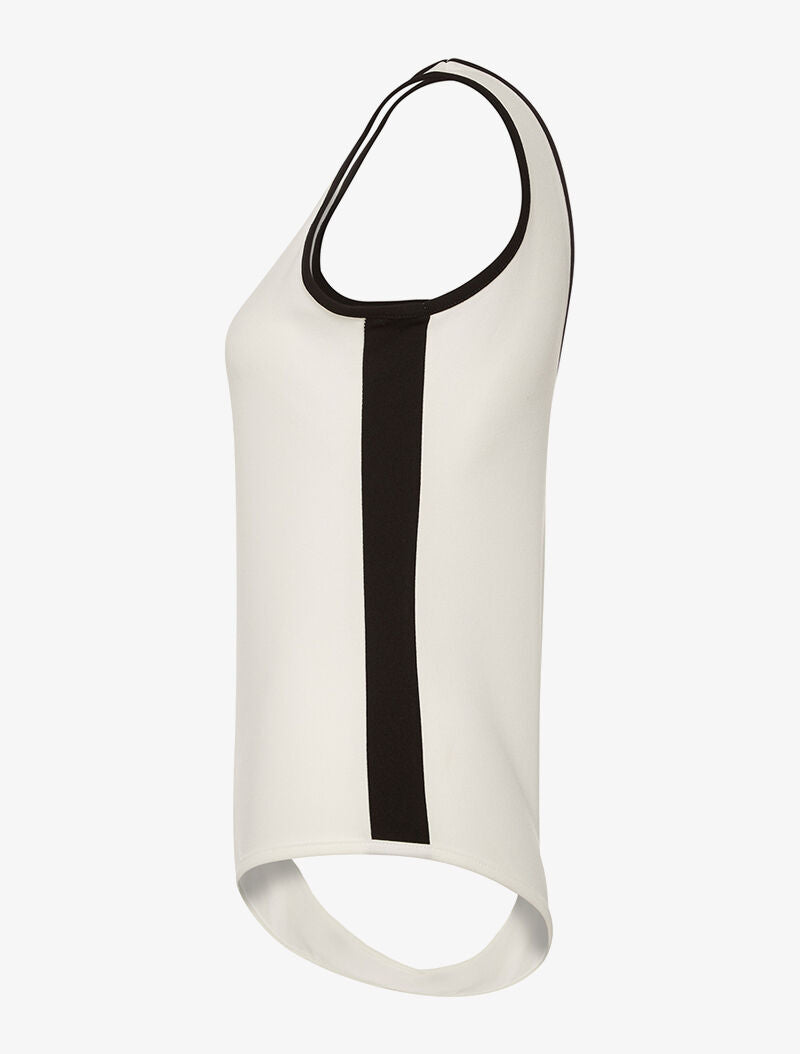 Body à lignes sport - blanc - 3