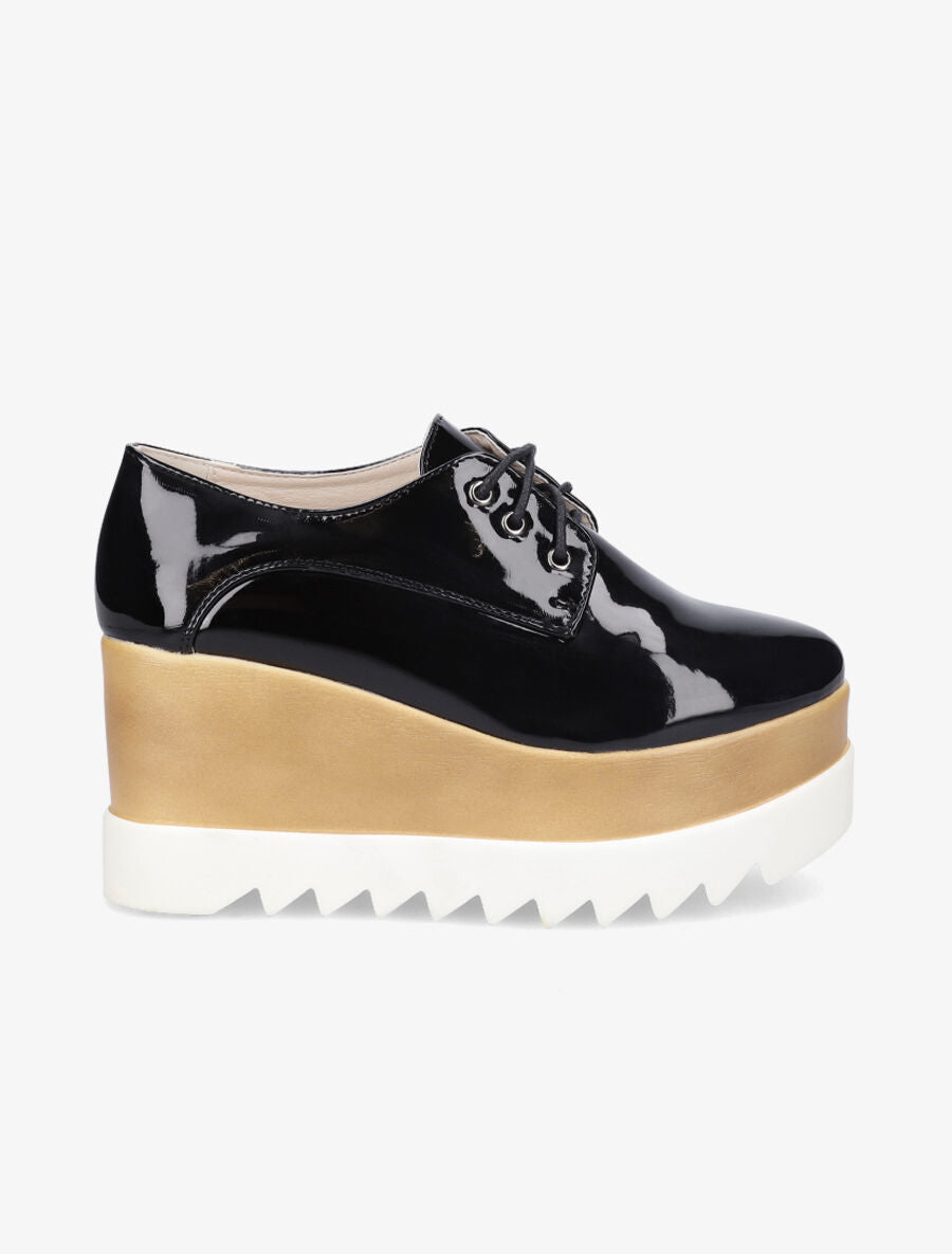 Derbies vernies noir - noir - 1