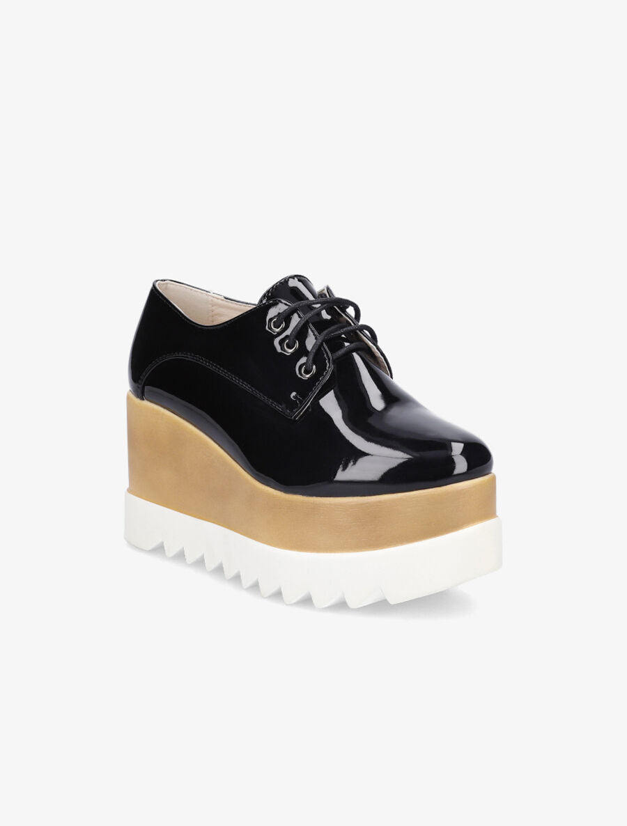 Derbies vernies noir - noir - 4