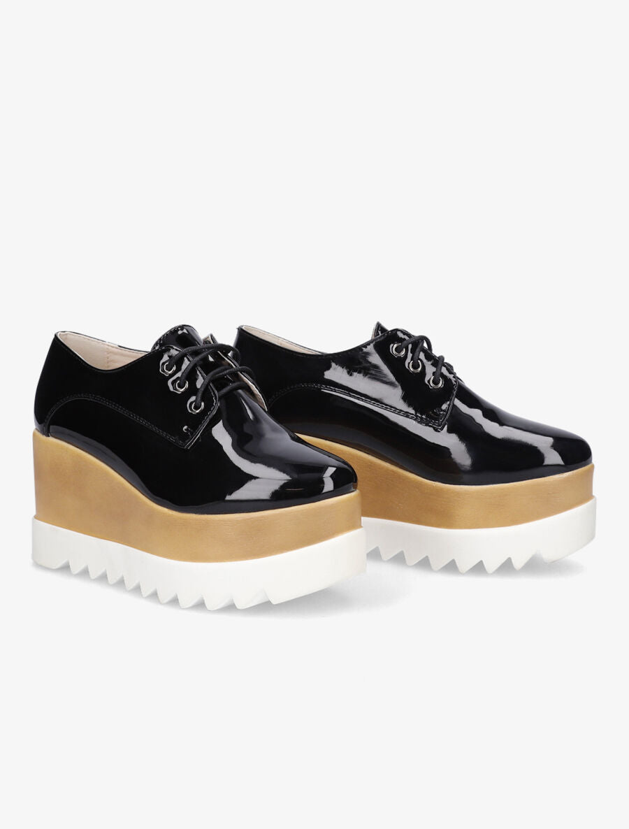 Derbies vernies noir - noir - 3