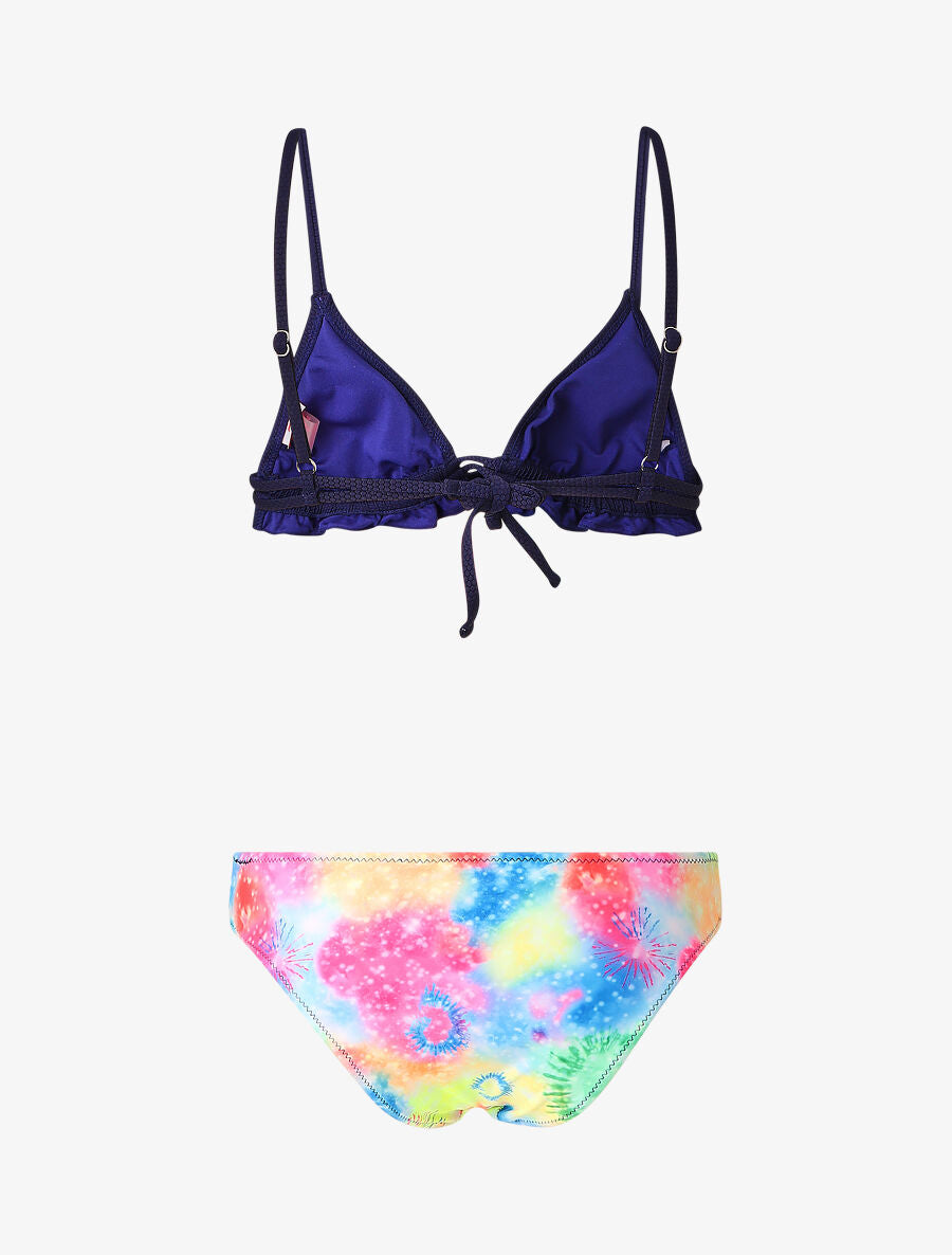 Bikini dépareillé tie and dye - Marine - 2