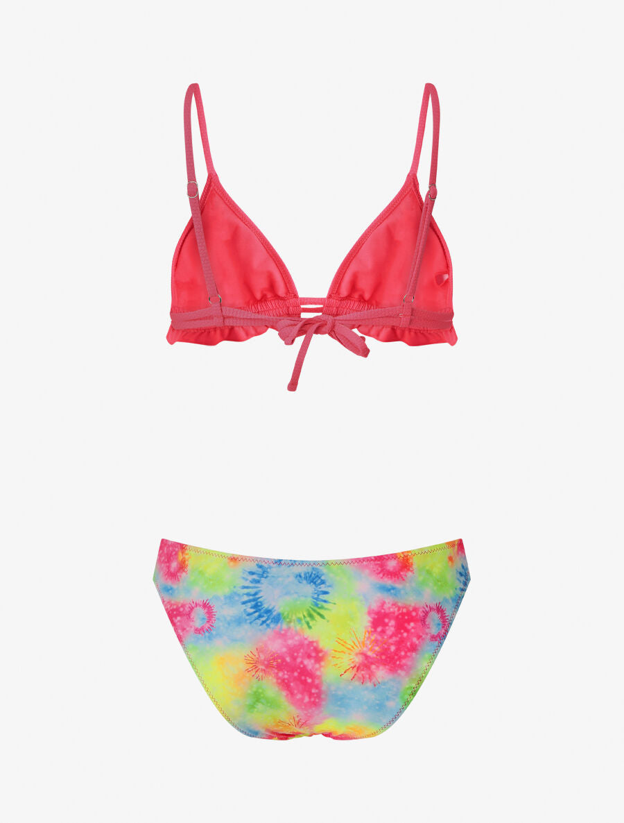 Bikini dépareillé tie and dye - Rose fluo - 2