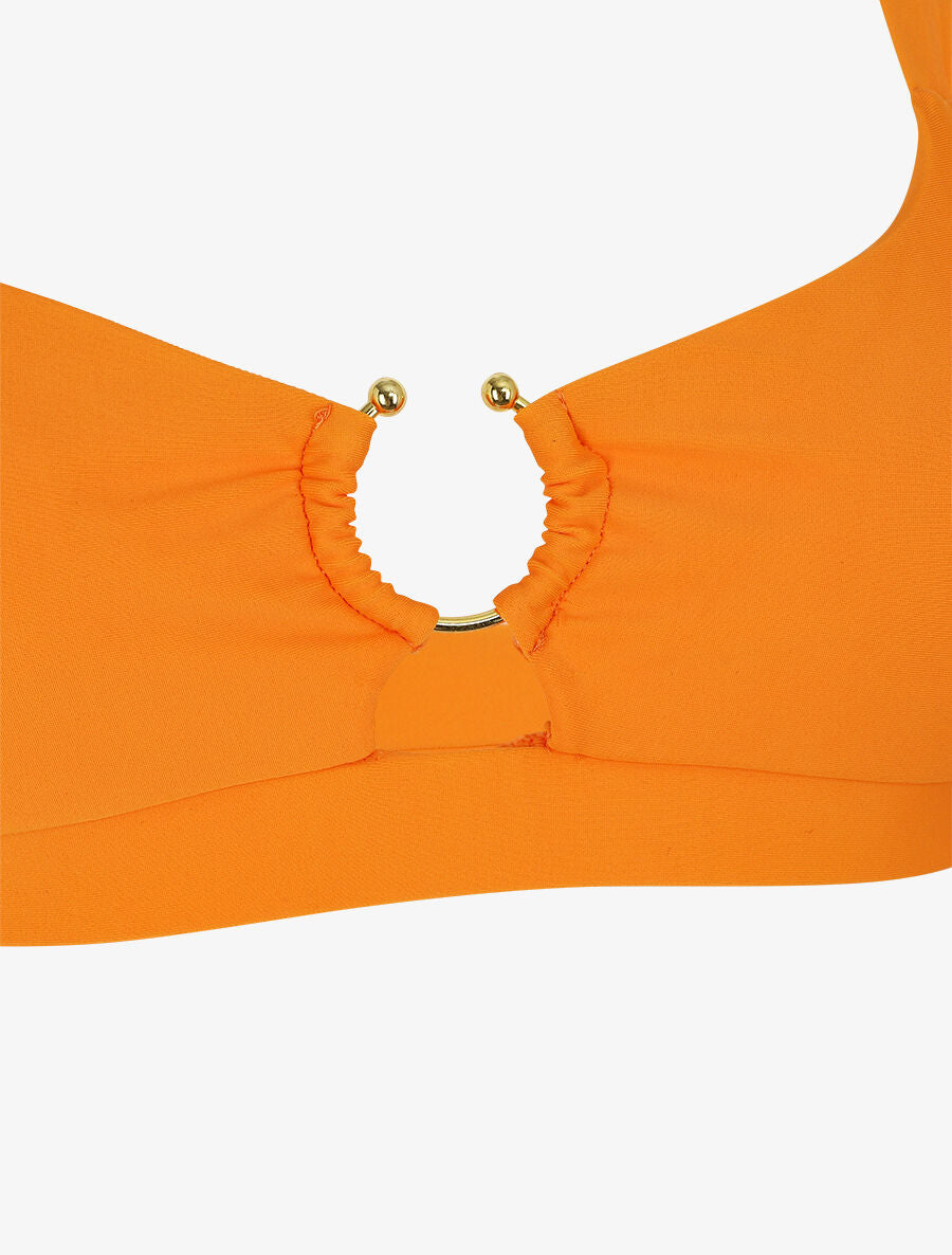 Bikini dépareillé à anneau - Orange - 3
