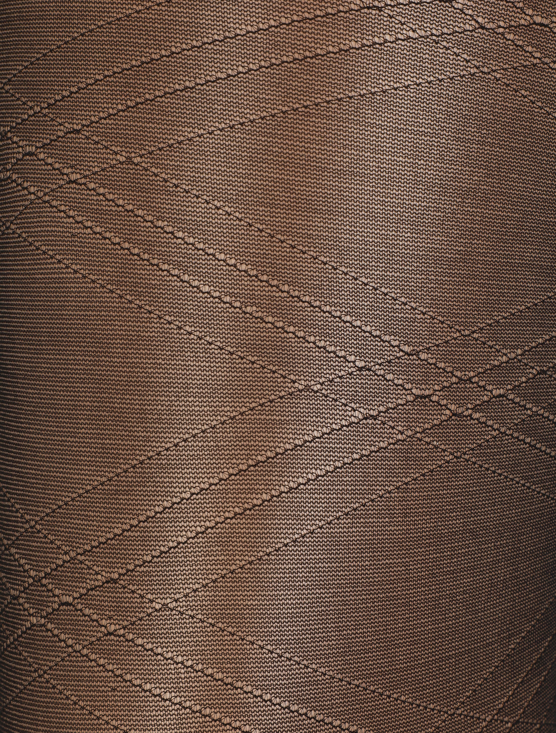 Collants transparents effet strié - Noir - 3