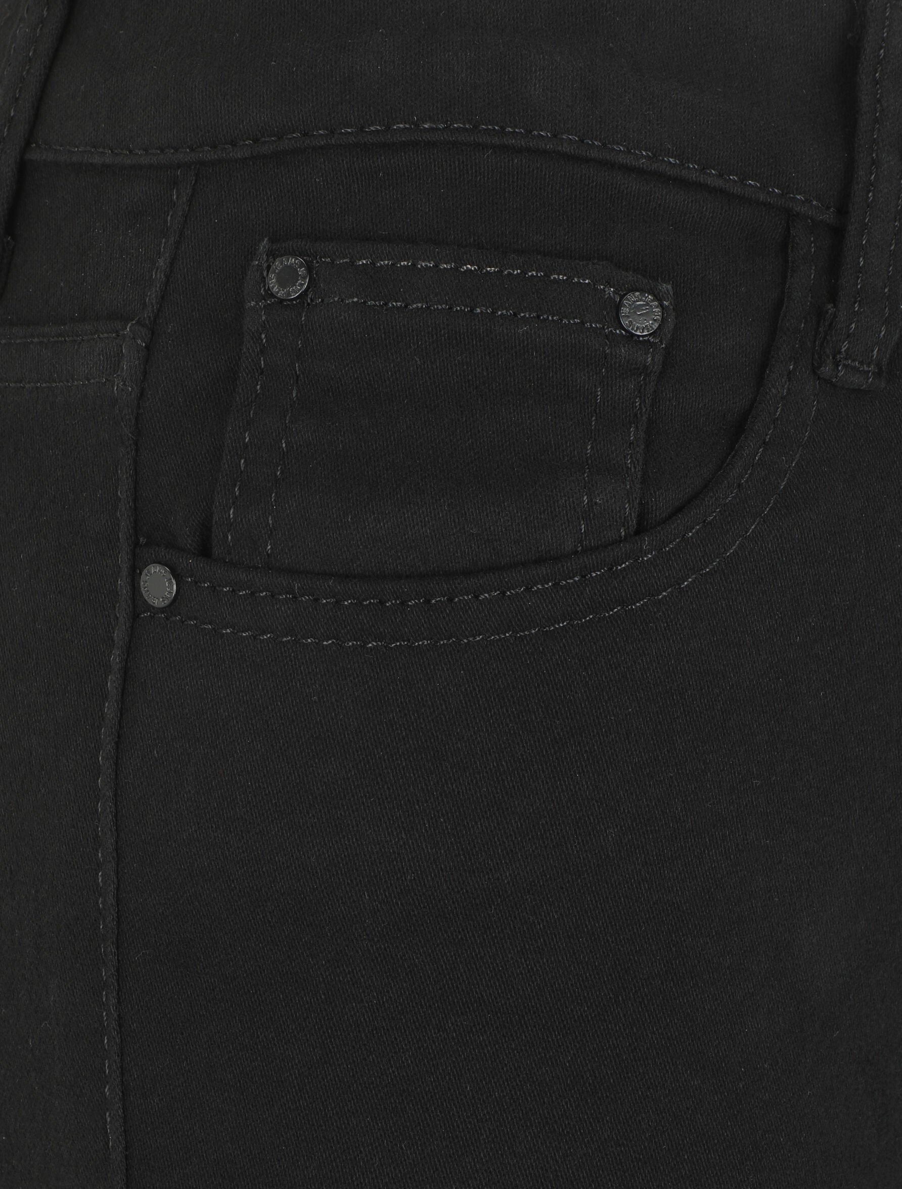Jean à revers coupe slim - Noir - 3