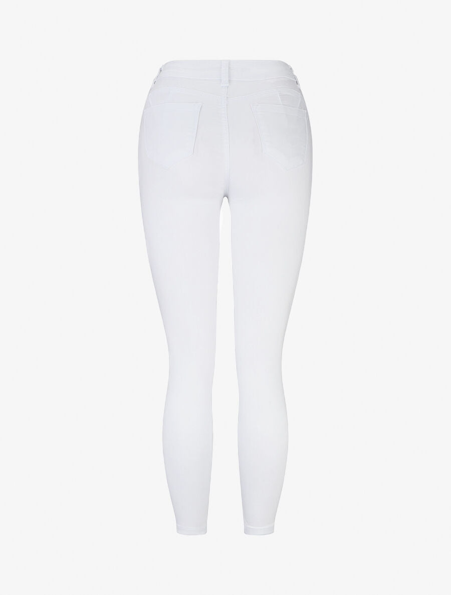 Jean push up coupe skinny - Blanc - 2