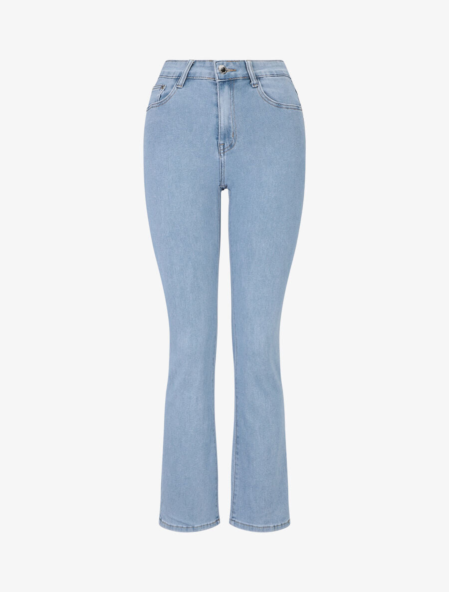 Jean classique coupe flare - Bleu - 5