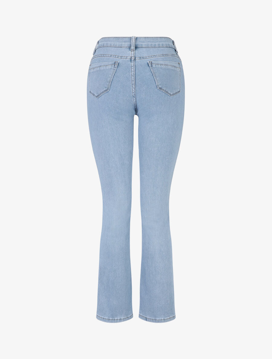 Jean classique coupe flare - Bleu - 2