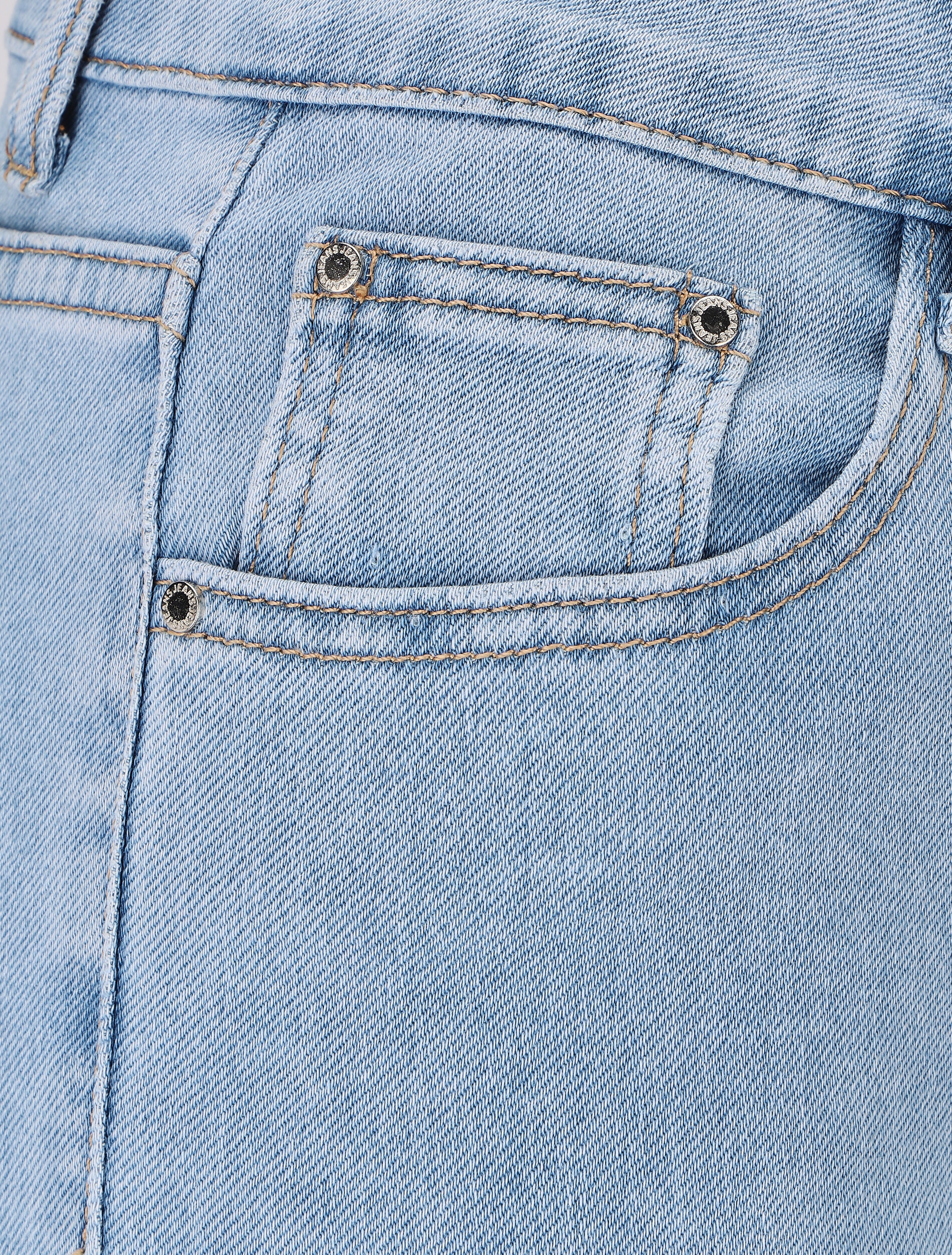 Jean classique coupe flare - Bleu - 3