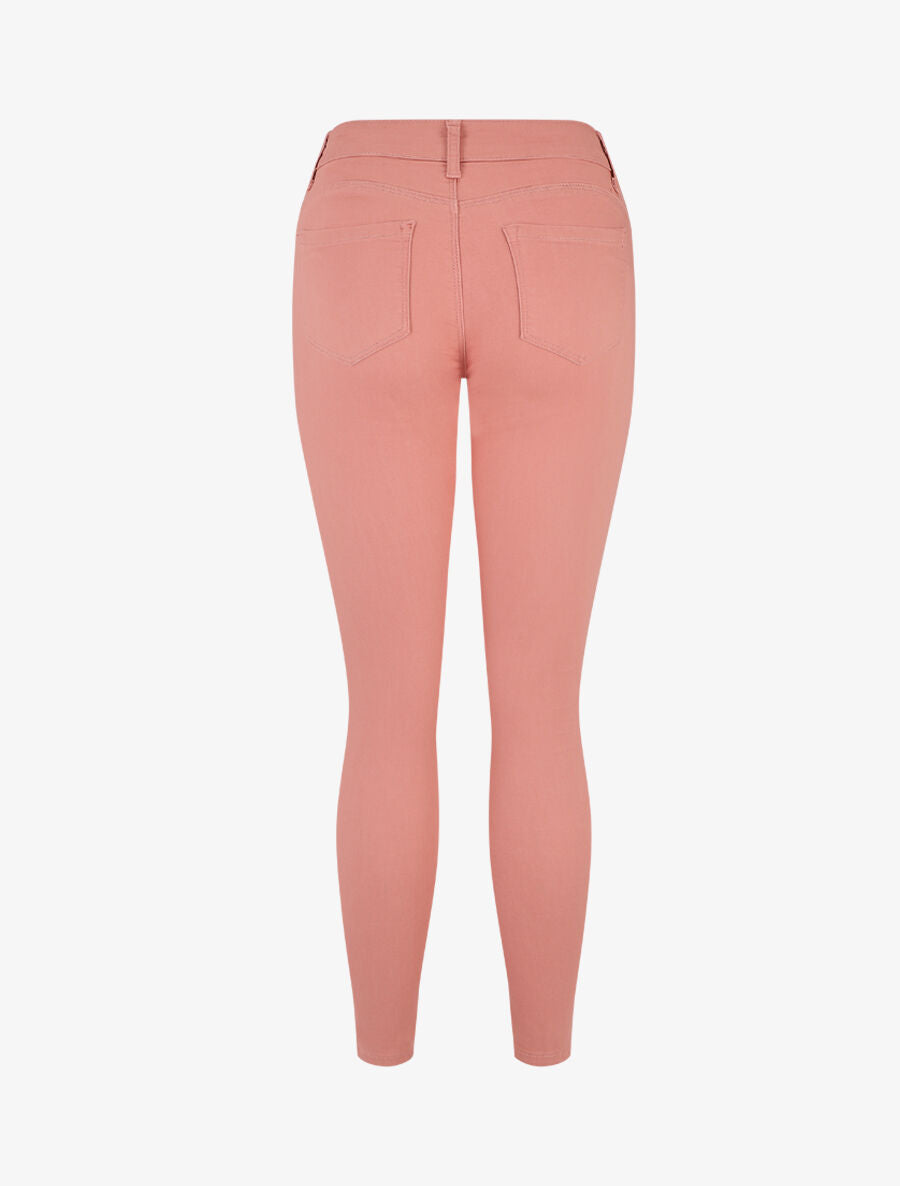 Jean uni coupe slim - Rose - 2
