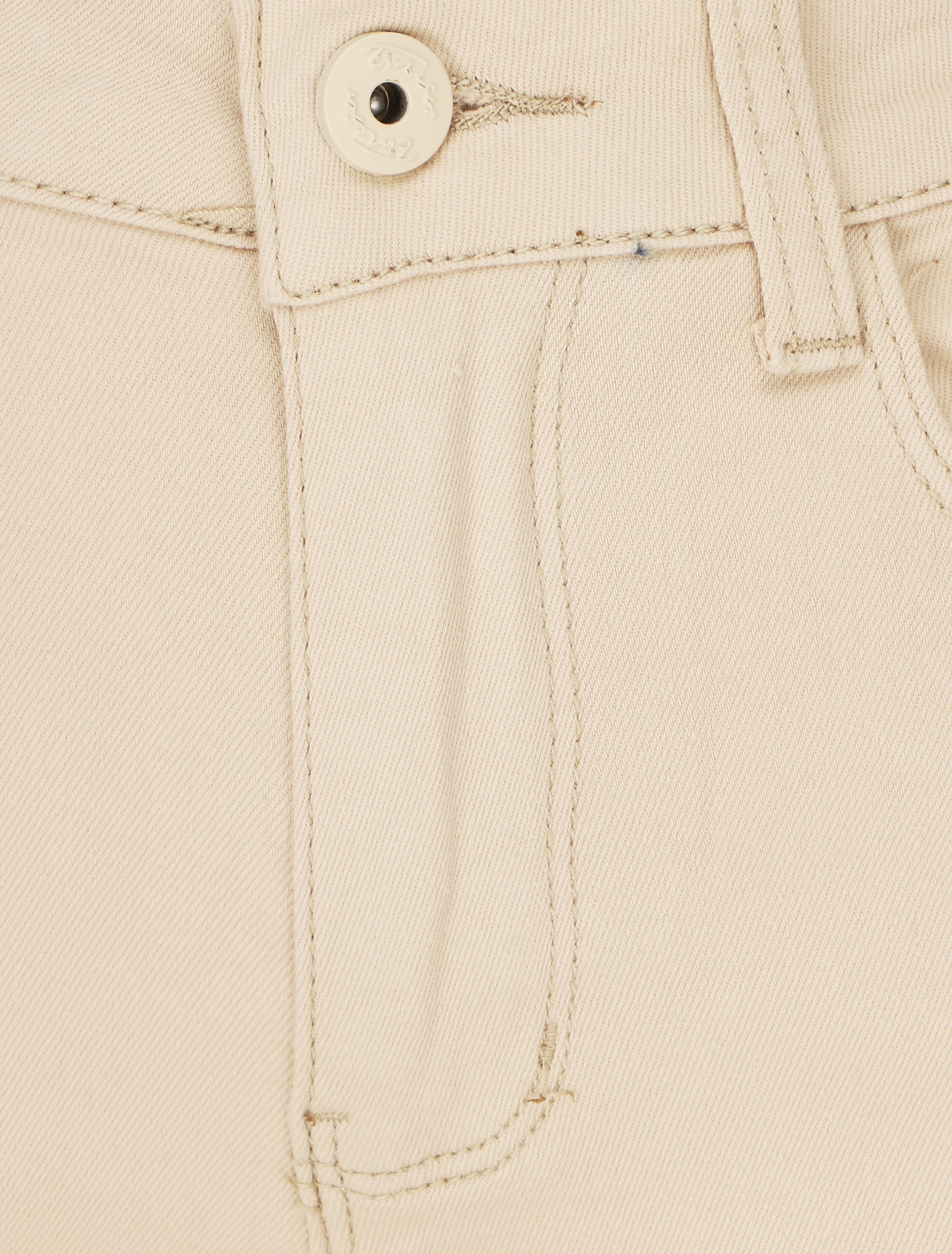 Jean uni push up coupe skinny - Beige - 3