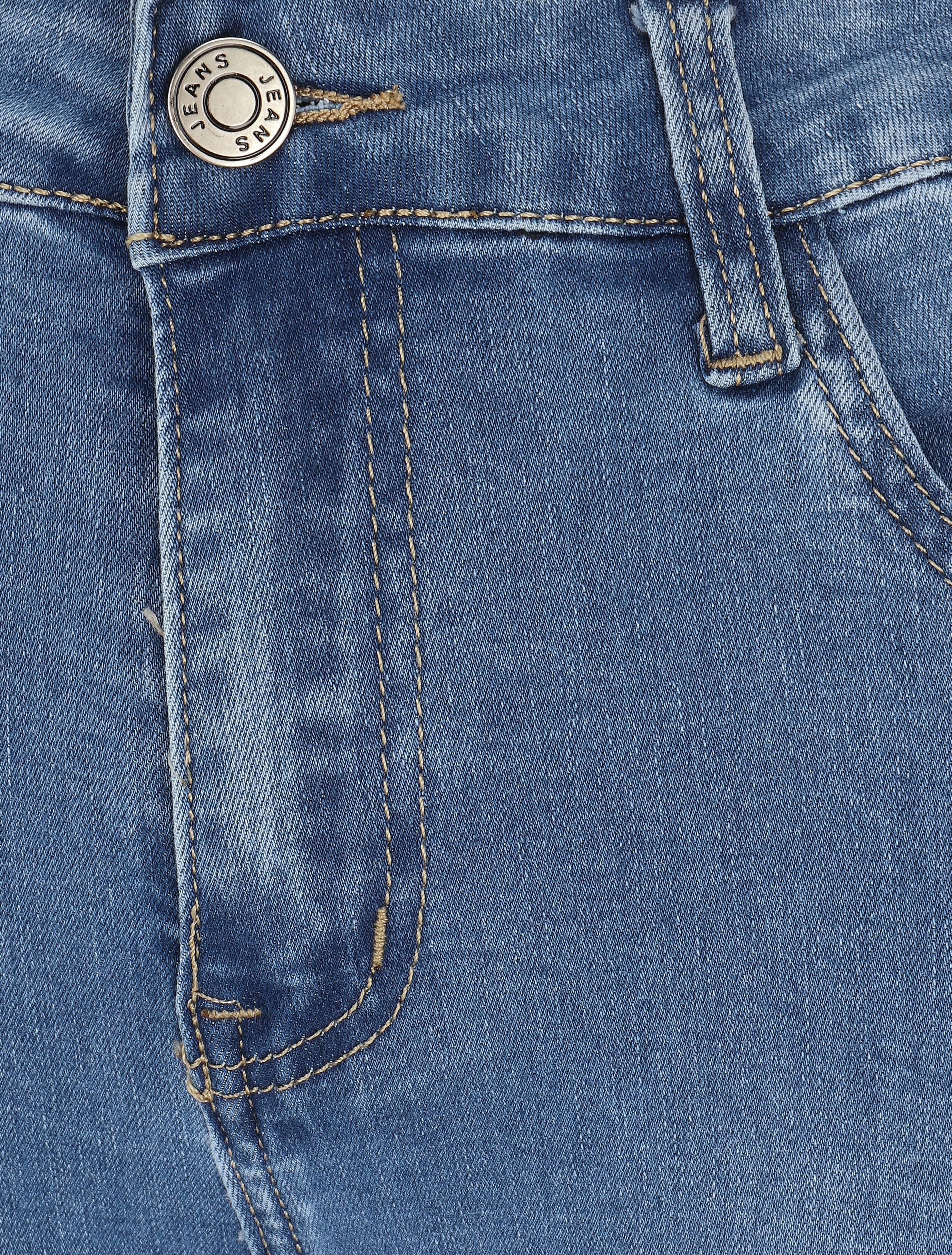 Jean grande taille coupe slim taille standard - Bleu - 3