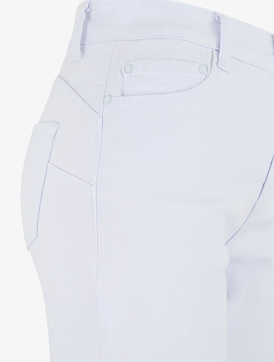 Bermuda push up uni - Blanc - 3