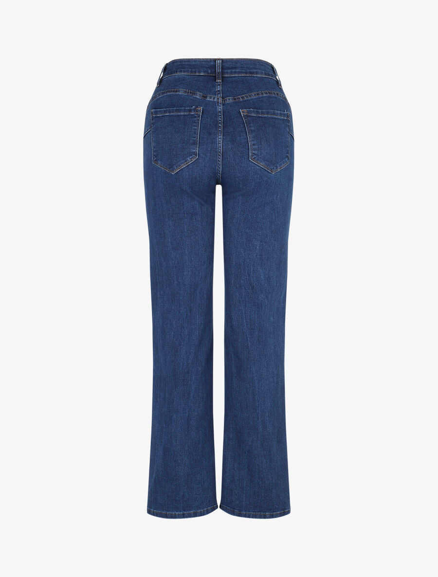Jean push up classique coupe droite - Bleu - 2