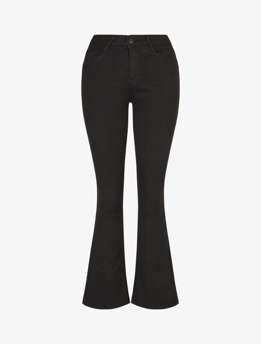 Jean push up coupe flare - Noir - 4