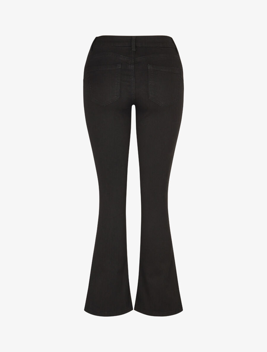 Jean push up coupe flare - Noir - 2