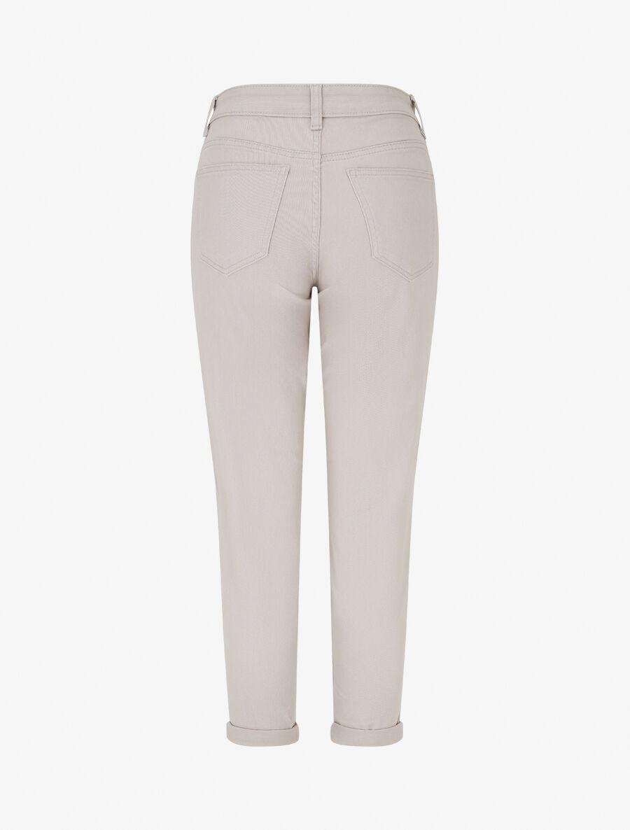 Jean mom taille haute - Gris clair - 2