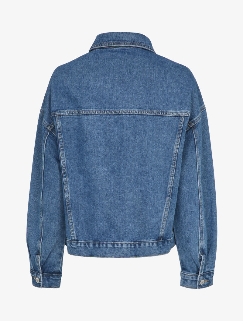 Veste en jean oversize - Bleu denim - 2